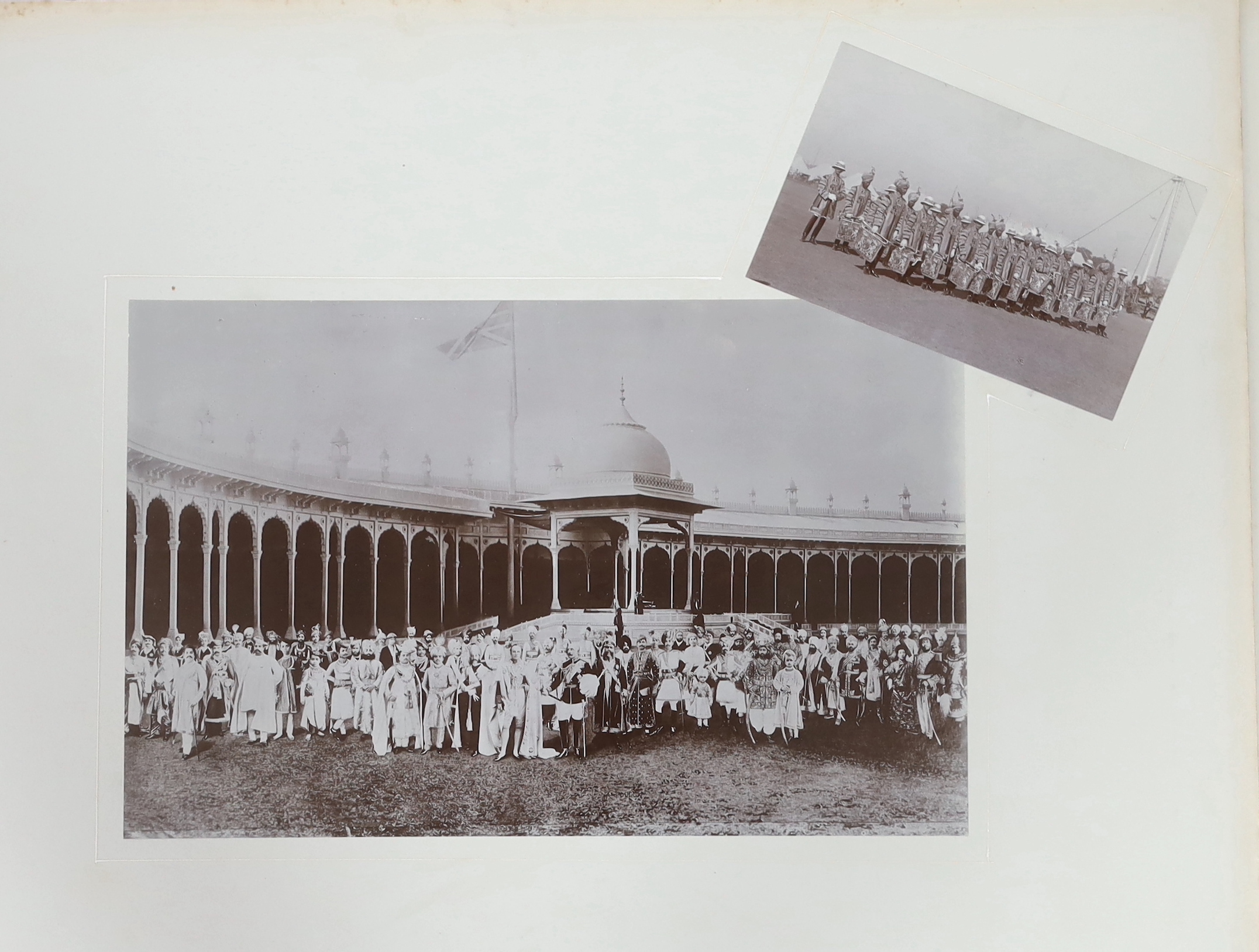 Indian / Royal Interest: VERNON & CO. Souvenir, The Imperial Visit to Delhi. Calcutta: Bombay, Vernon & Co, [1912].